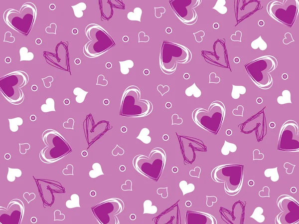 Фиолетовый фон сердца — стоковый вектор