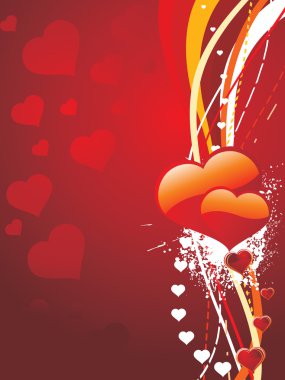 Abstract romantic background clipart