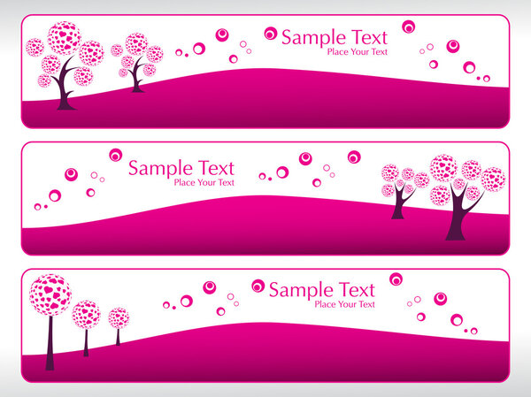 Иллюстрация баннера Валентина
