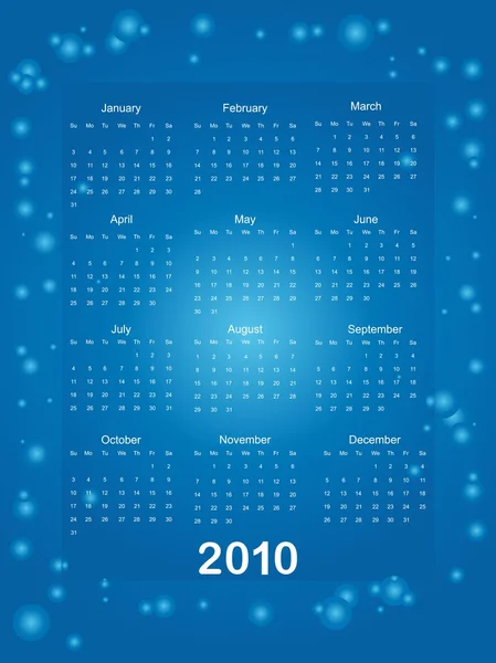 Vektor glänzender Kalender — Stockvektor