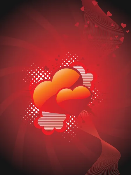 Illustration de fond Valentine — Image vectorielle