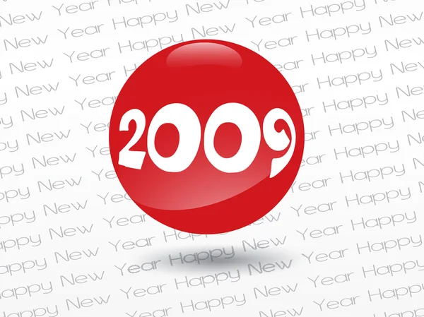 Rok 2009 pozadí — Stockový vektor