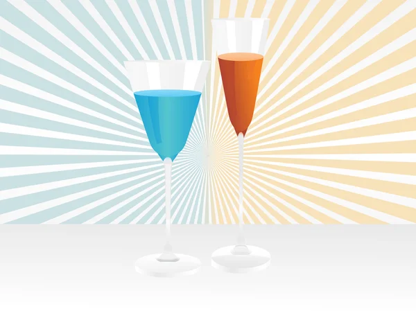 ワイン グラス ベクトル design11 — ストックベクタ