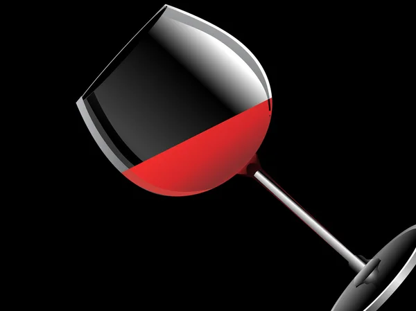 ワイン グラス ベクトル design4 — ストックベクタ
