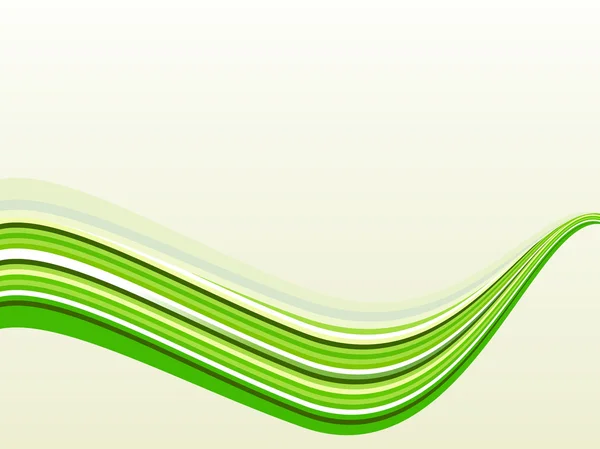 緑の縞模様の背景 — ストックベクタ
