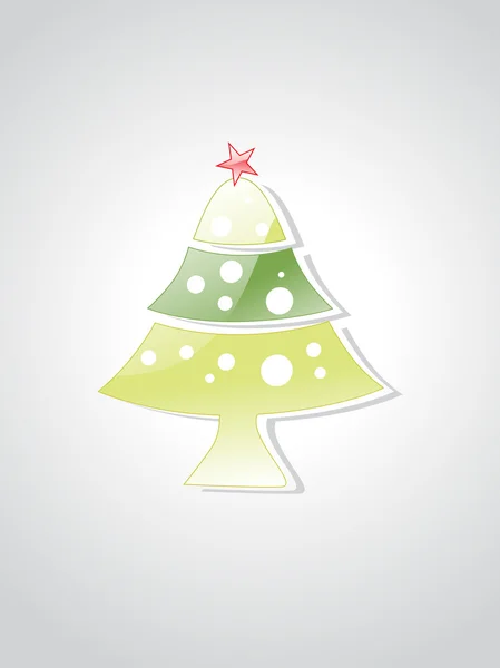 Fondo con árbol de Navidad — Archivo Imágenes Vectoriales