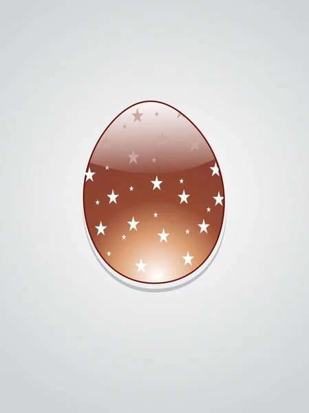 Çikolata Paskalya yortusu yumurta — Stok Vektör