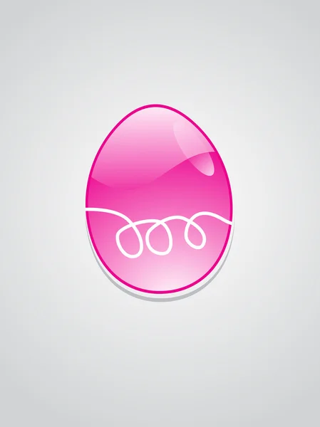 Pozadí s fialovým velikonoční vajíčko — Stockový vektor