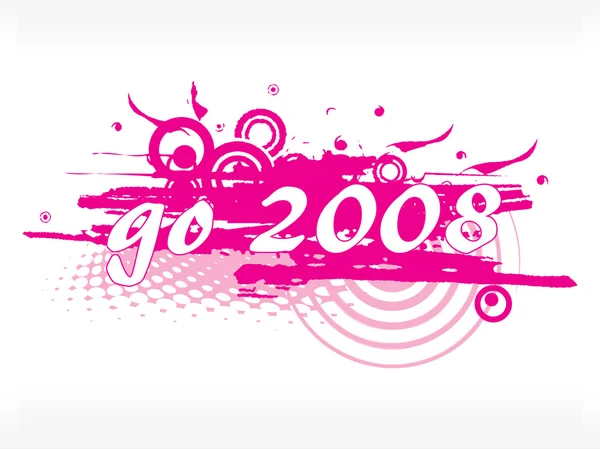 Fond d'écran, année 2009 série — Image vectorielle