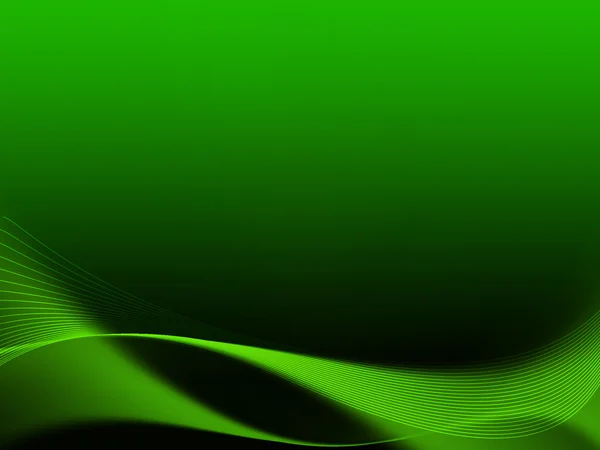 Golven geïsoleerd op groen, behang — Stockfoto