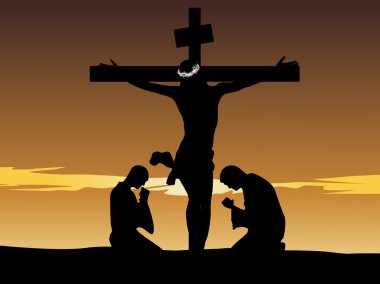 Vector illusration for good friday clipart