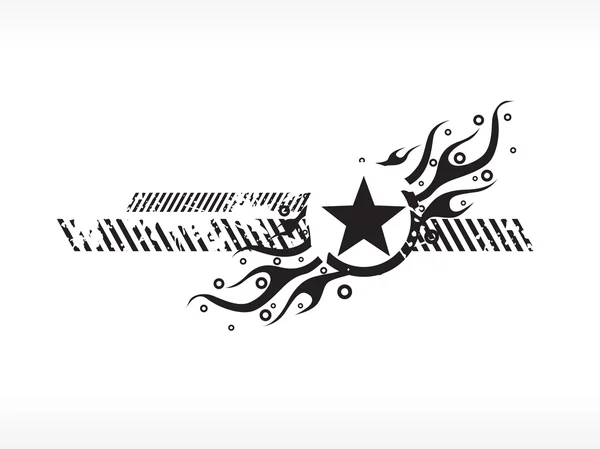 Logo yangın yıldız vektör çizim — Stok Vektör