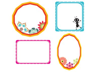 Illustration of photo frame clipart