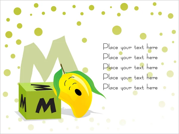 Noodlottig kiespijn Doornen 28 Letter m mango Vector Images, Letter m mango Illustrations |  Depositphotos