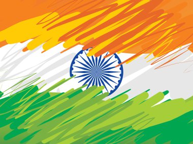 Indian flag background clipart