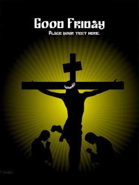 Beautiful illustration for good friday clipart