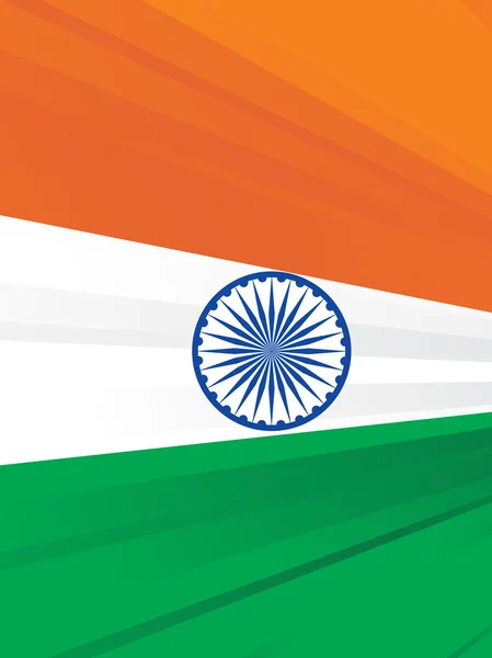 印度国旗矢量 halfton — 图库矢量图片