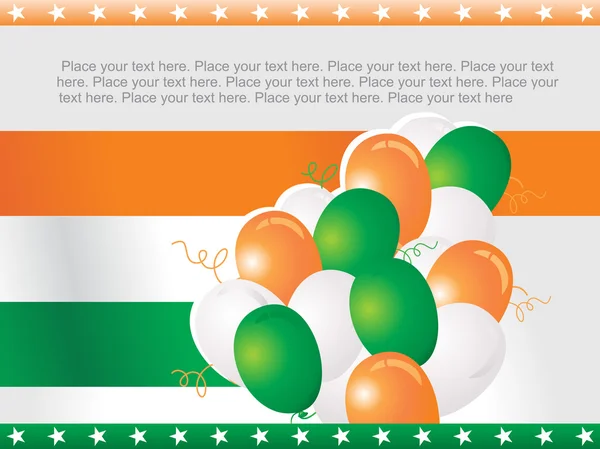 Ballon du jour de l'indépendance — Image vectorielle