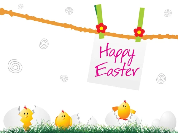 Happy easter day background — Stock Vector