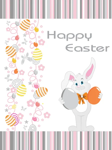 Happy easter day illustration — Stock Vector