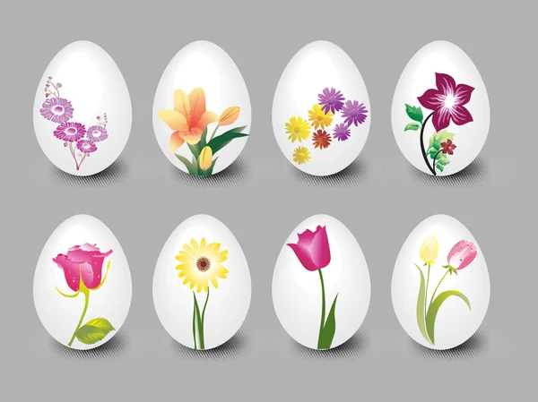 Háttér húsvéti tojással — Stock Vector