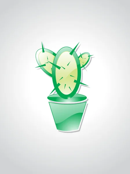 Ilustración de árbol de cactus — Vector de stock