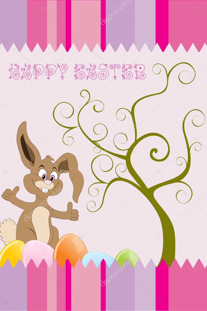 Vector illustration for happy easter day