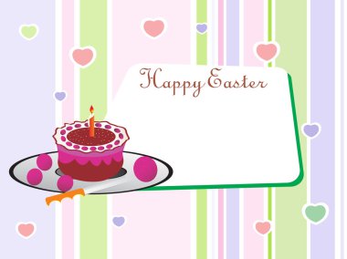 Background with cake, knief clipart