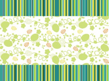 Green background with artwork clipart