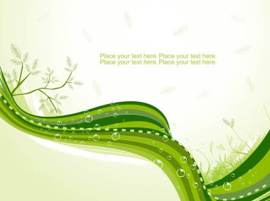 Nature theme background clipart