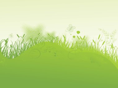 Nature theme background clipart