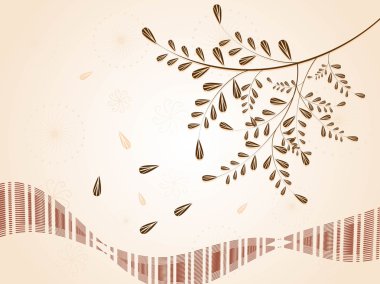 Nature theme background clipart