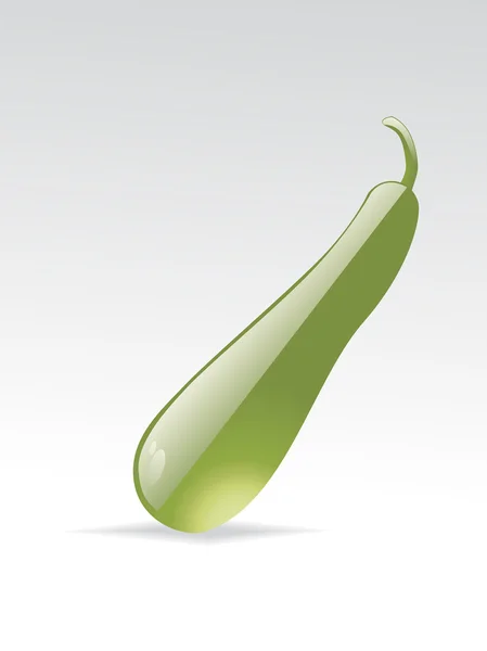 ベクトル分離された緑の野菜 — ストックベクタ
