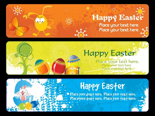 Banner for easter day — Stock Vector