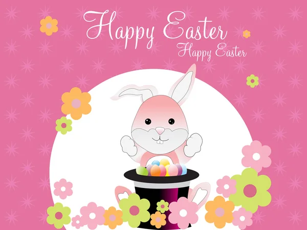 Cute background for easter day — Stock Vector