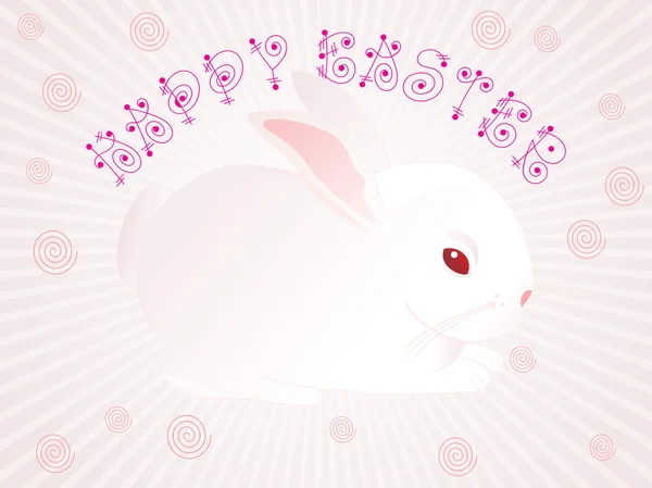 兔子插画背景 — 图库矢量图片