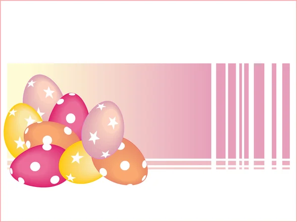 Φόντο με πολύχρωμο αυγό — Διανυσματικό Αρχείο
