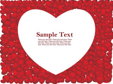 Abstract romantic love background clipart