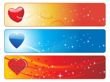 Abstract illustration banner clipart