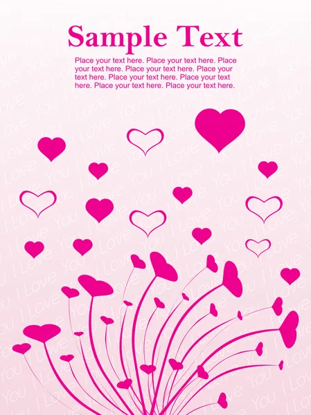Roze ontwerp met swirl illustratie — Stockvector