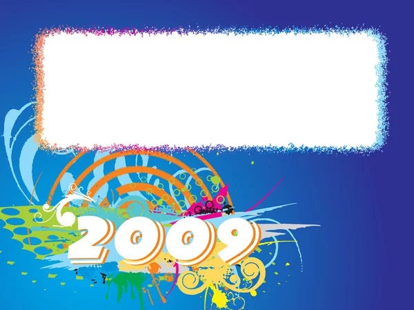 Banner für das neue Jahr 2009, design29 — Stockvektor