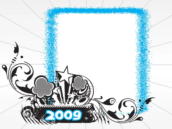 Πανό νέου έτους 2009, design36 — Διανυσματικό Αρχείο