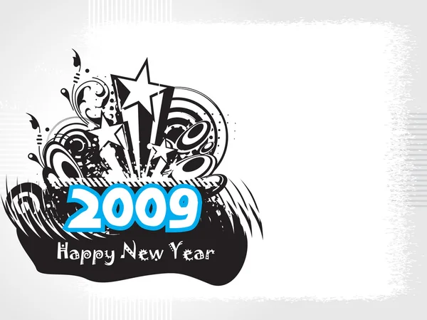 Año nuevo 2009 banner, designo43 — Vector de stock