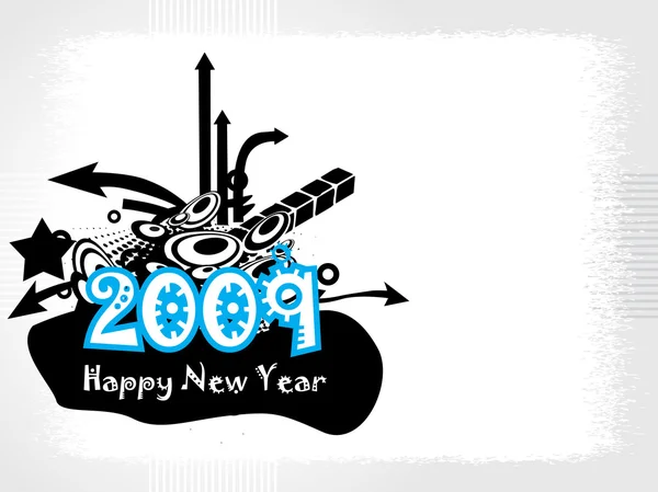 Año nuevo 2009 banner, designo44 — Vector de stock