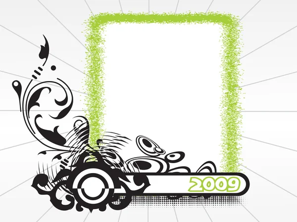 Nowy rok 2009 transparent, design48 — Wektor stockowy
