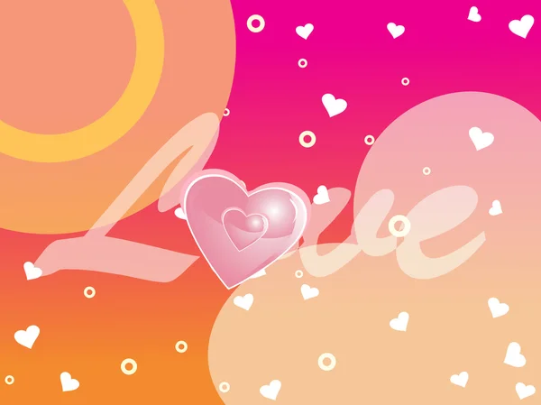 Beau fond d'amour — Image vectorielle