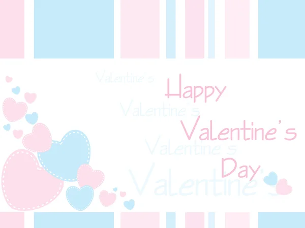 Beautyful kleur valentijn kaarten — Stockvector