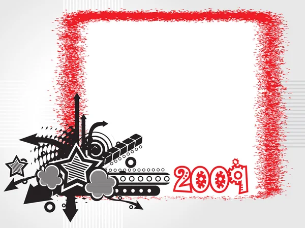 Ano Novo 2009 banner, design49 — Vetor de Stock