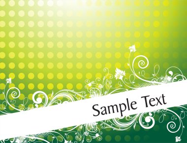 Flourish background for sample text clipart