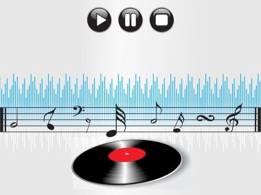 Musical composition clipart